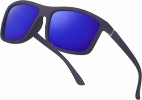 NIEEPA Men's Sports Polarized Sunglasses Square Frame Glasses NP1007