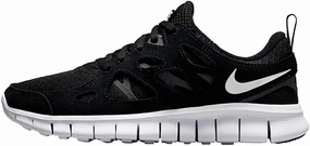 Nike Boy's Free Run 2 (Big Kid) Black/White/Dark Grey 6.5 Big Kid M