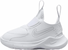 Nike Flex Runner 3 Baby/Toddler Shoes (FN1478-100, White/White/Pure Platinum) Size 5