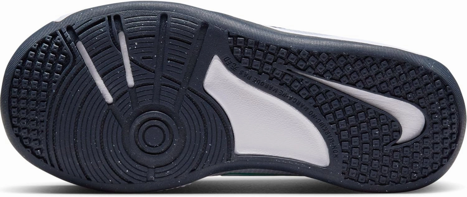 Nike Omni Multi-Court Little Kids' Shoes (DM9026-010, Wolf Grey/Bright Crimson/Dusty Cactus/Thunder Blue)