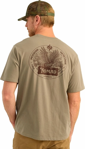 Nomad Men's Short Sleeve Performance Tee, Hunting T-Shirt