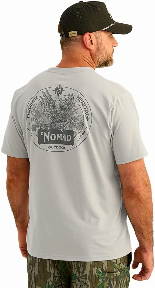 Nomad Men's Short Sleeve Performance Tee, Hunting T-Shirt