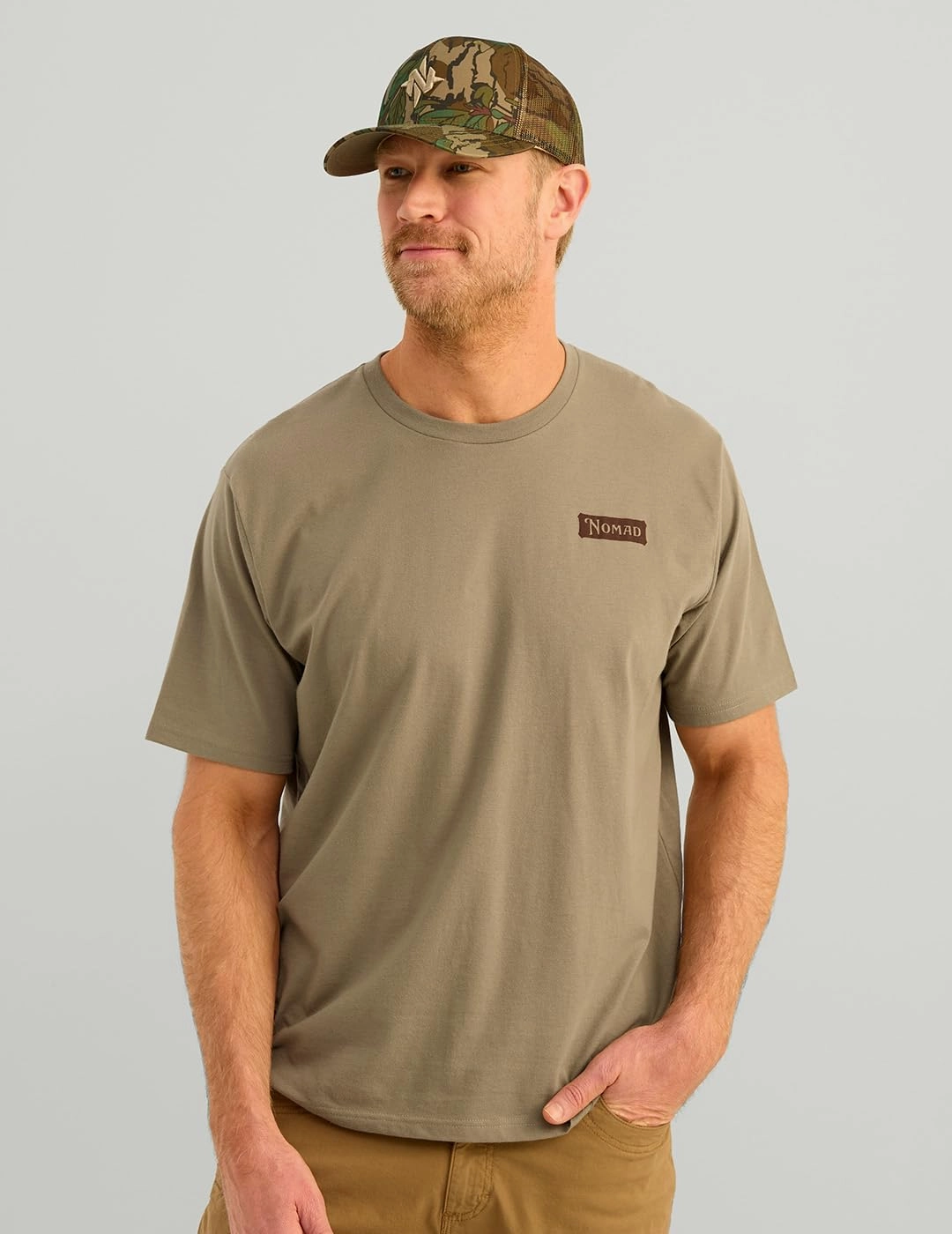 Nomad Men's Short Sleeve Performance Tee, Hunting T-Shirt