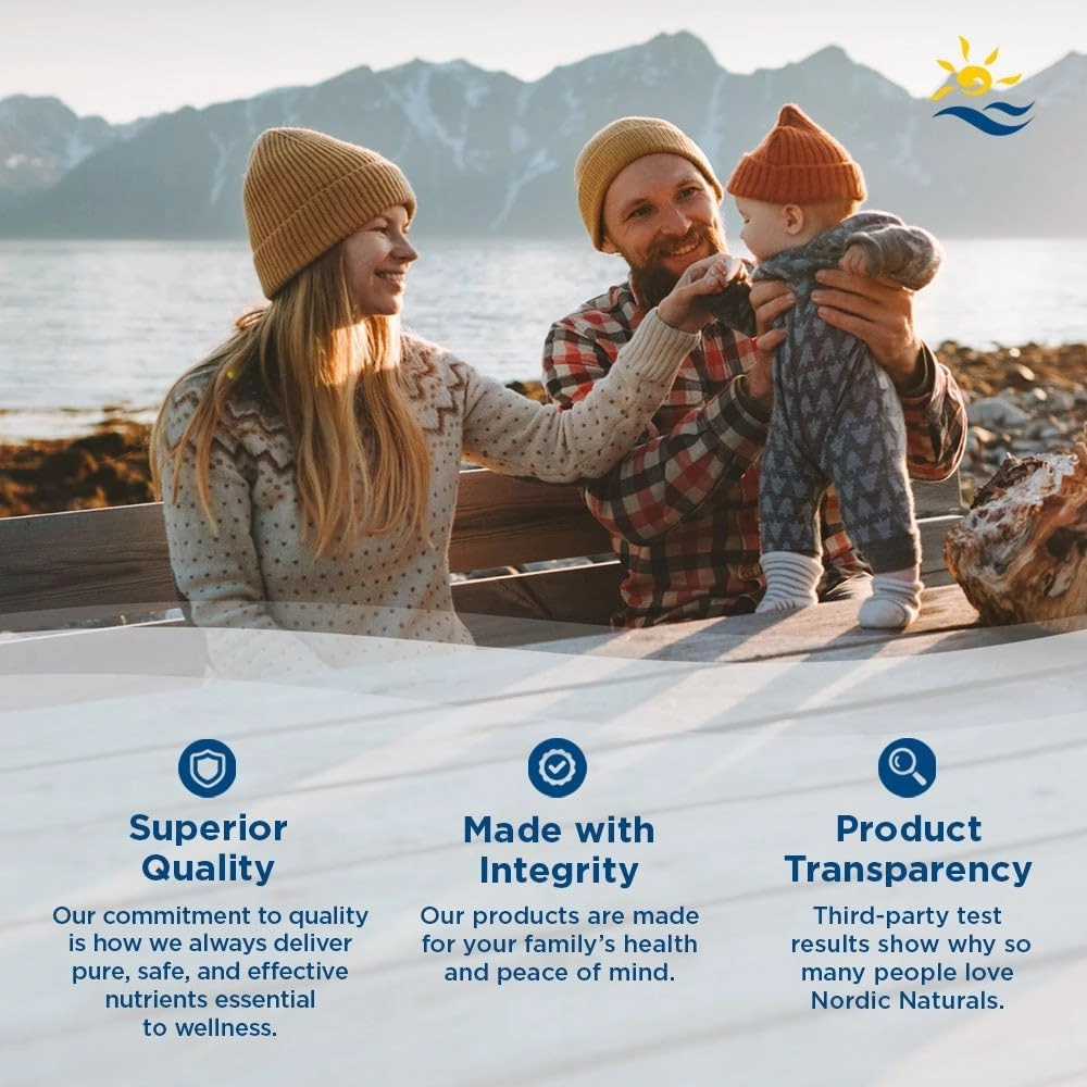 Nordic Naturals Vitamin D3 Gummies, Wild Berry - 120 Gummies - 1000 IU Vitamin D3, 1.4 mg Iron - Great Taste - Healthy Bones, Mood & Immune System Function - Non-GMO - 120 Servings