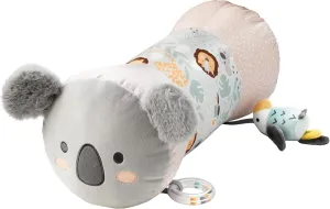 Nuby Animal Adventures Tummy Time Pillow - Infant Sensory Toy with Baby-Safe Mirror - Koala