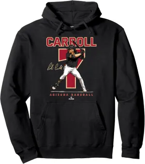 Number and Portrait Corbin Carroll Arizona Pullover Hoodie
