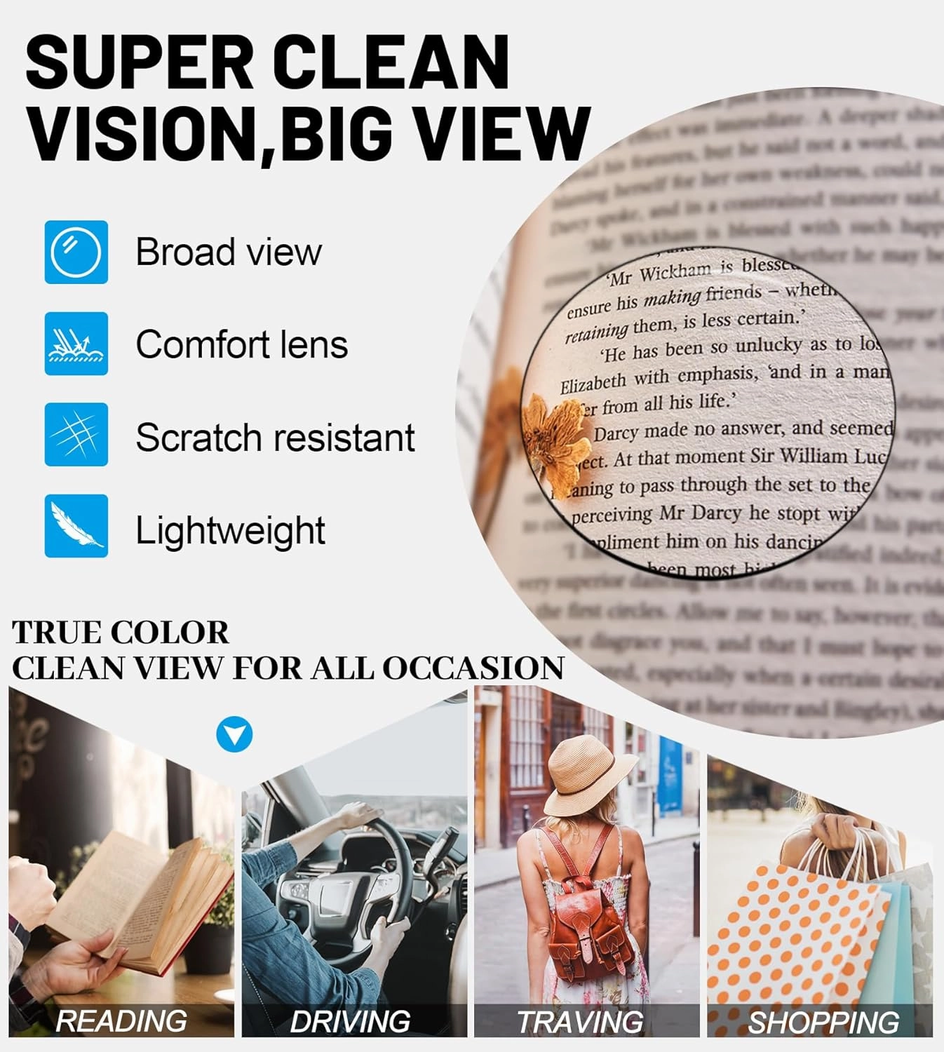 OCCI CHIARI Reading Glasses for Petite Women Comfort Stylish Readers