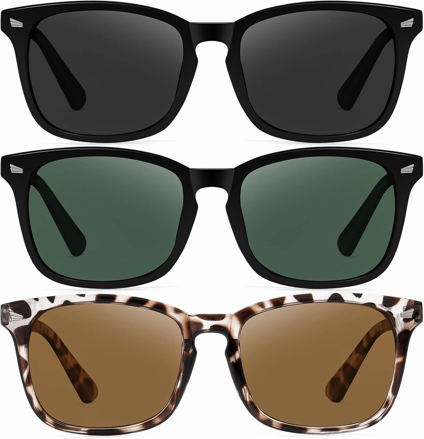 Ougenni Sunglasses for Women Men Vintage Polarized Women Sunglasses Round Classic Retro UV Protection Lens