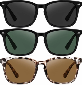 Ougenni Sunglasses for Women Men Vintage Polarized Women Sunglasses Round Classic Retro UV Protection Lens