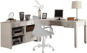 Parker House Boca L Shape Desk with Credenza