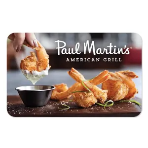 Paul Martin’s American Grill eGift Card