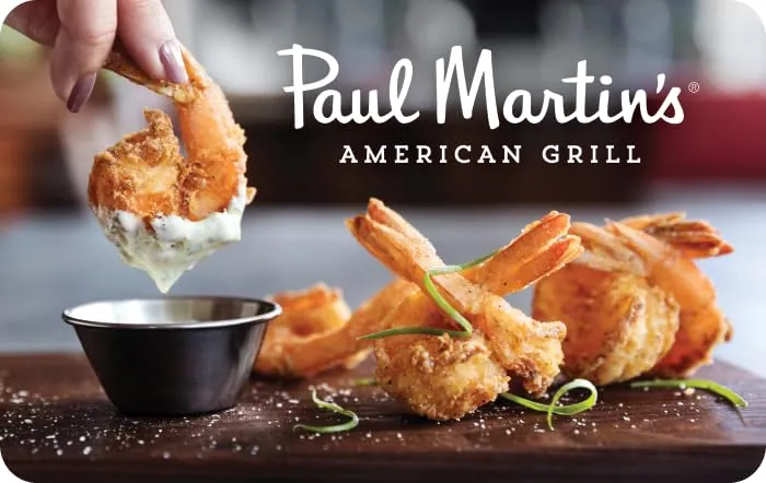 Paul Martin’s American Grill eGift Card