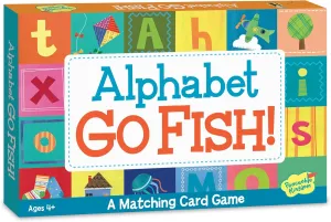 Peaceable Kingdom Alphabet Go Fish Letter Matching Card Game with 52 Oversized Cards Card Games for Kids Ages 4  2 to 6 Players