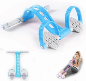Pedal Resistance Band, Multifunction Yoga Workout Equipment, Sit-up Exercise at Home Gym Natural Latex Tension Rope Fitness Equipment, for Abdomen/Waist/Arm/Leg Stretching Slimming Training
