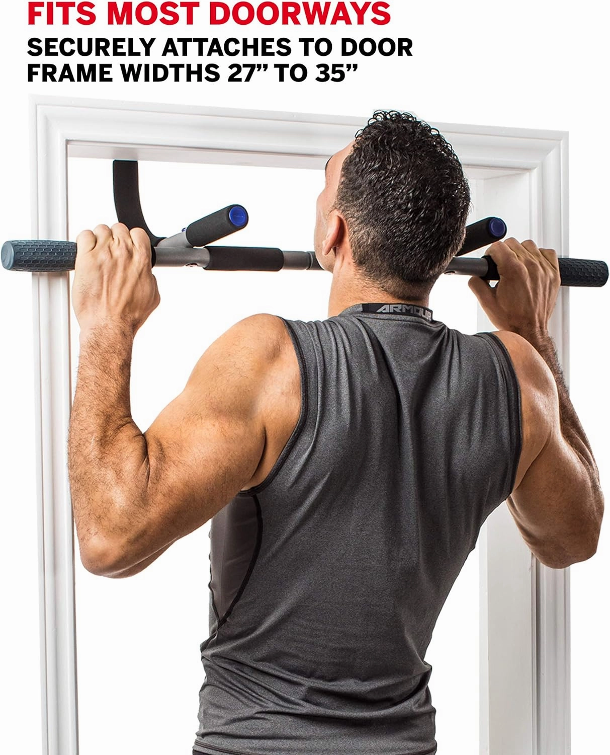 Perfect Fitness Multi-Gym Doorway Pull Up Bar and Portable Gym System
