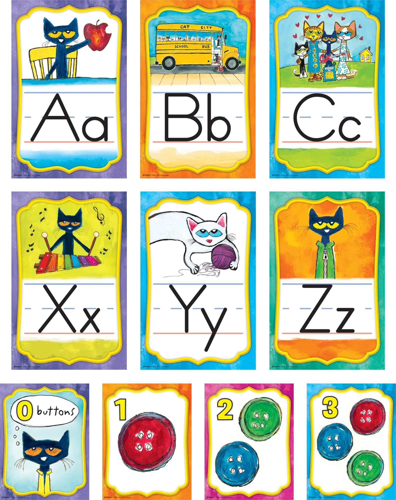 Pete the Cat® Alphabet Bulletin Board