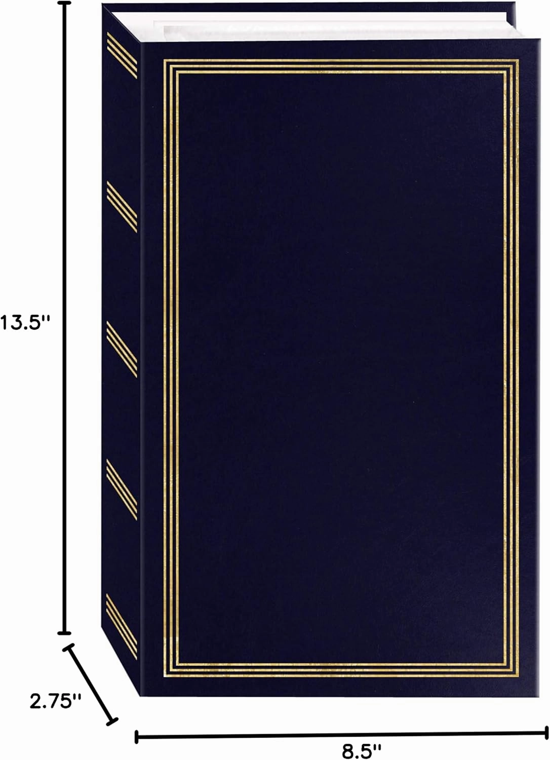 Pioneer Photo Albums STC-504 Navy Blue Photo Album, 504 Pockets 4"x6", 1 Count (Pack of 1)