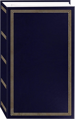 Pioneer Photo Albums STC-504 Navy Blue Photo Album, 504 Pockets 4"x6", 1 Count (Pack of 1)