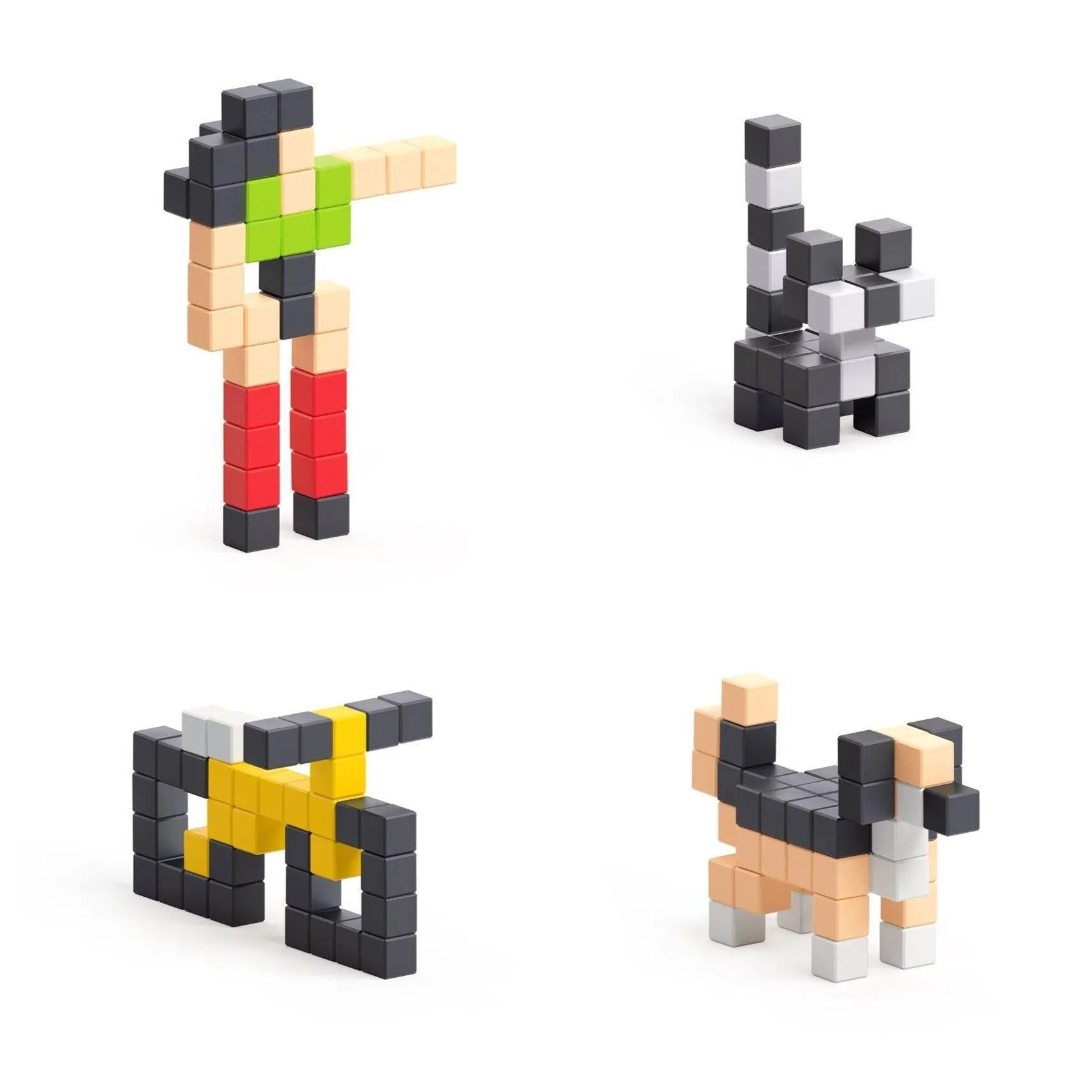 PIXIO-200 Magnetic Blocks in 8 Colors  Free App