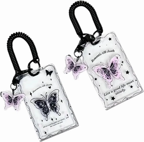 Plastic Card Sleeve Clear Card Holder Card Protective Cover with Sliding Closure for Organizing and Protecting Your Card