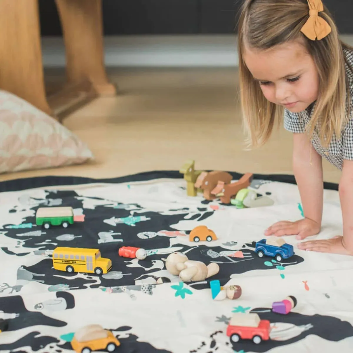 Play&Go - Toy Storage Bag - World Map