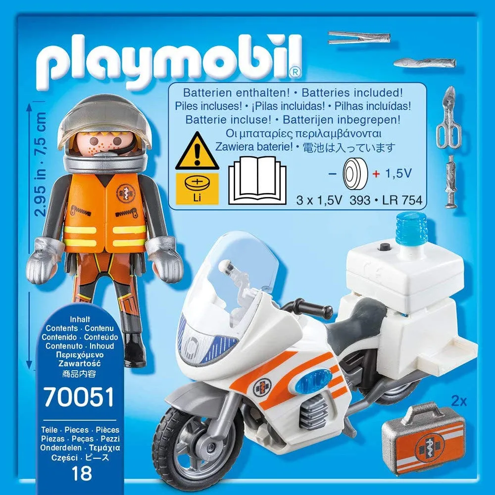 Playmobil Emergency Motorbike 70051