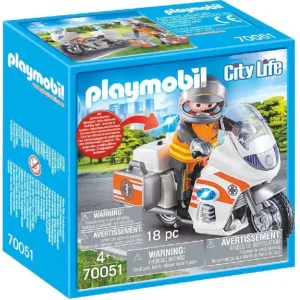 Playmobil Emergency Motorbike 70051