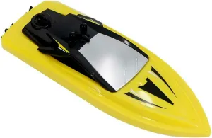POCO DIVO Q5 Mini Boat 2.4Ghz RC Racing Boat Remote Control Dual Motor Yacht Kids Pool Toy Ship, Yellow