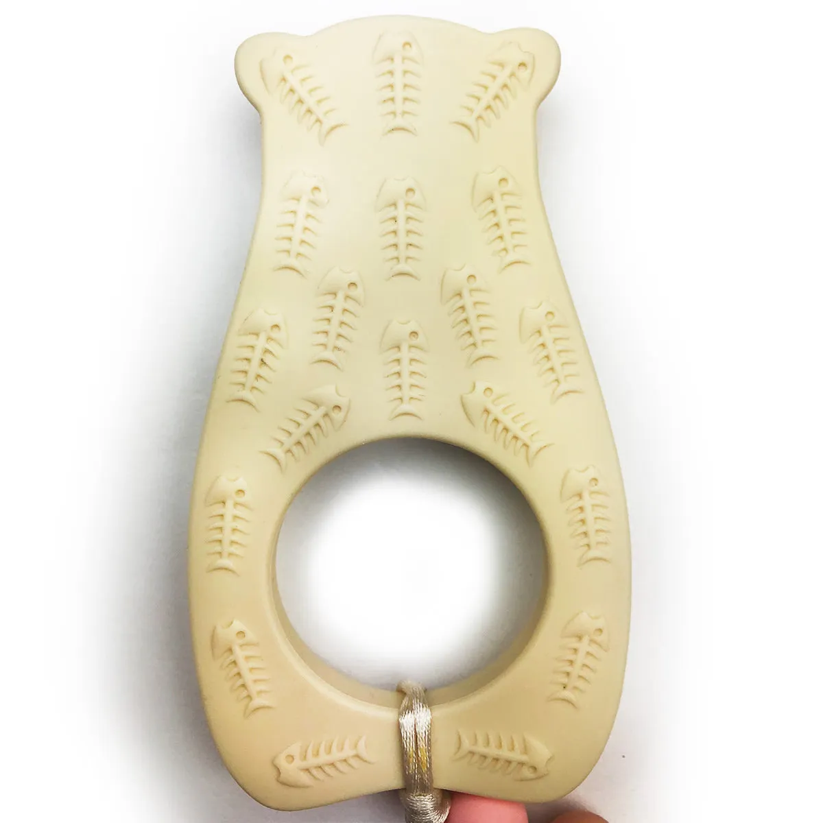 Polar Bear with Ring Baby Teether Toy