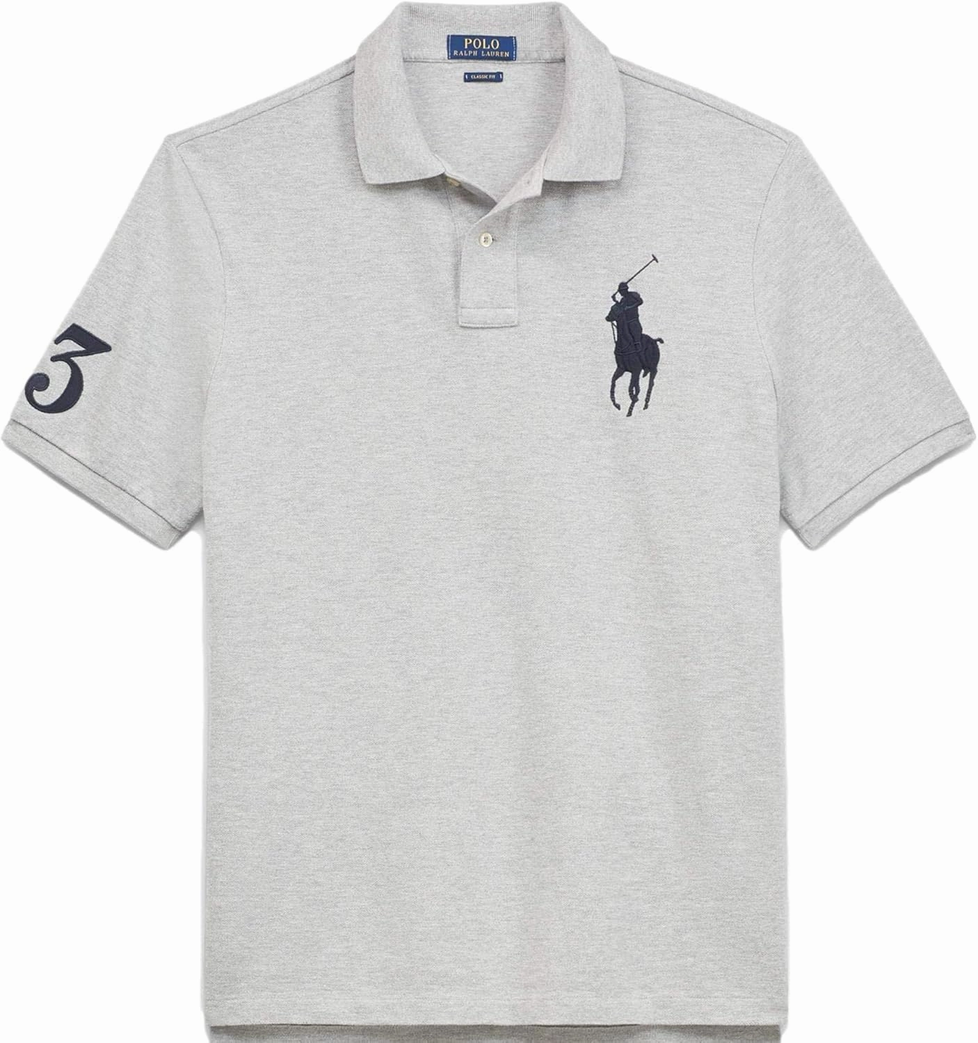 POLO RALPH LAUREN Men's Big Pony Classic Fit Mesh Polo Shirt