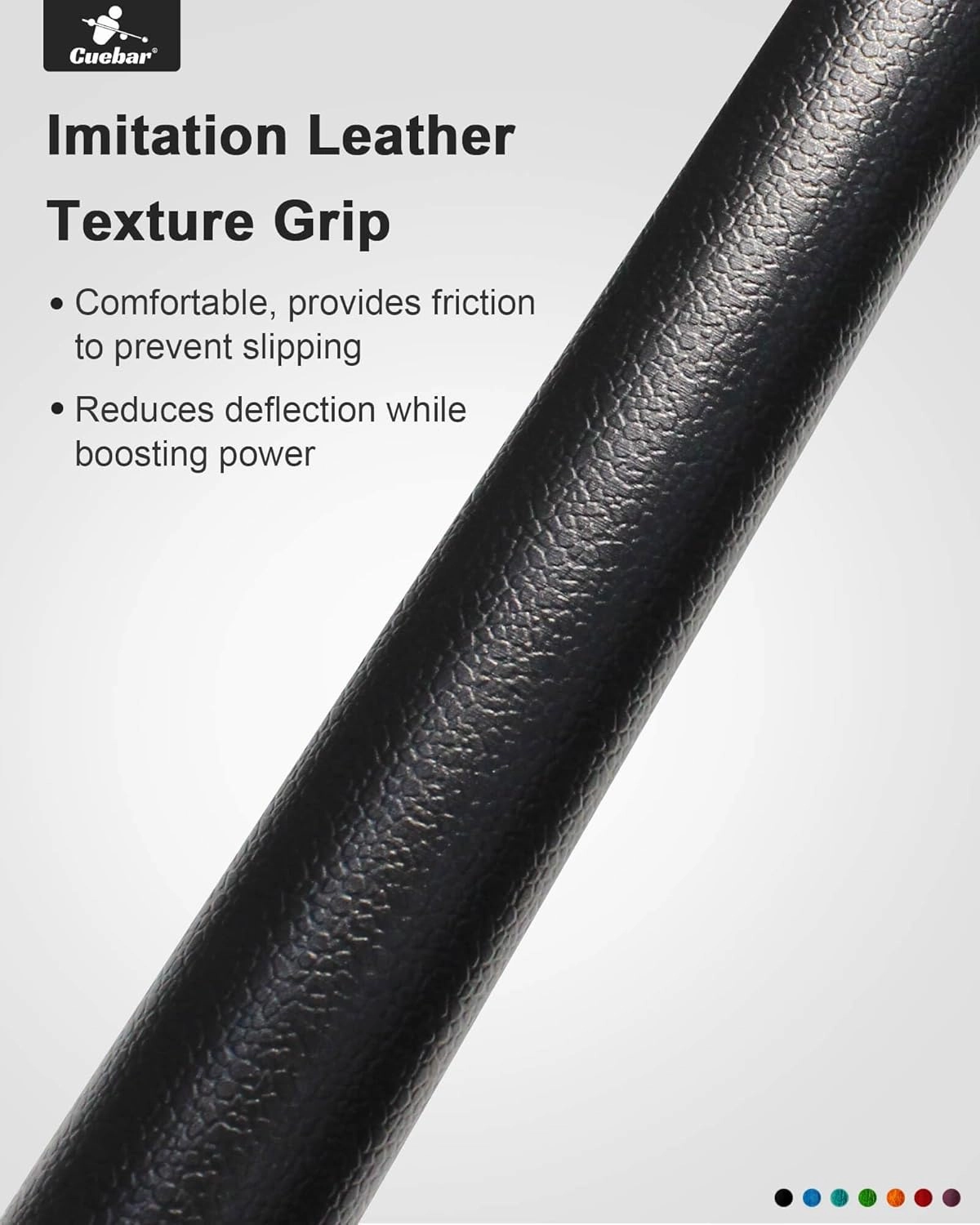 Pool Cues, 58 Inch Pool Sticks for Adults, 2-Piece House Bar Billiard Cue Stick, Imitation Leather Grip Pool Table Sticks (7 Colors Available,Weight from 18oz 19oz 20oz 21oz)