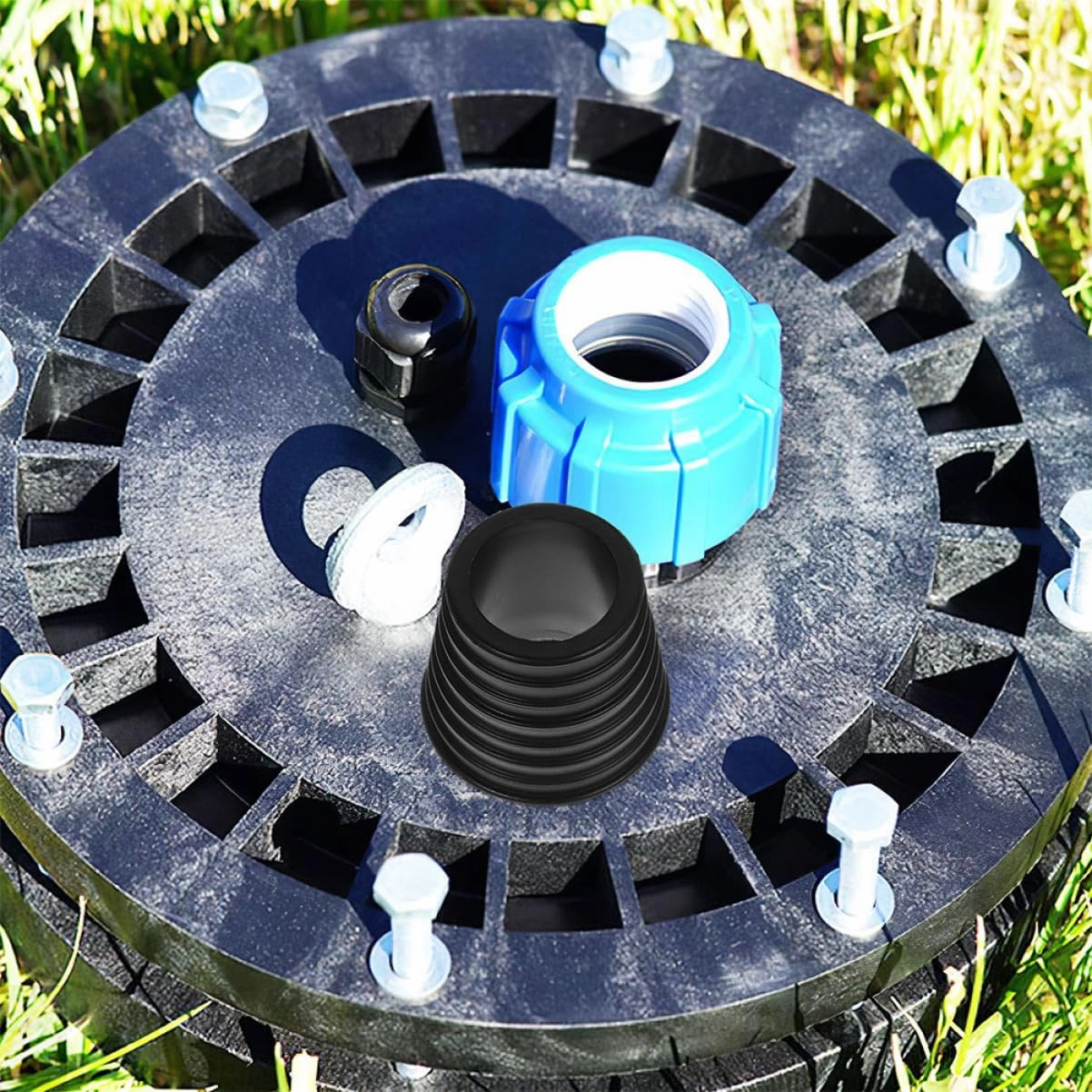 POPETPOP Sets Fix Umbrella Cone Wedge Patio Table Umbrella Hole Ring Outdoor Rings Cover Easy Practical