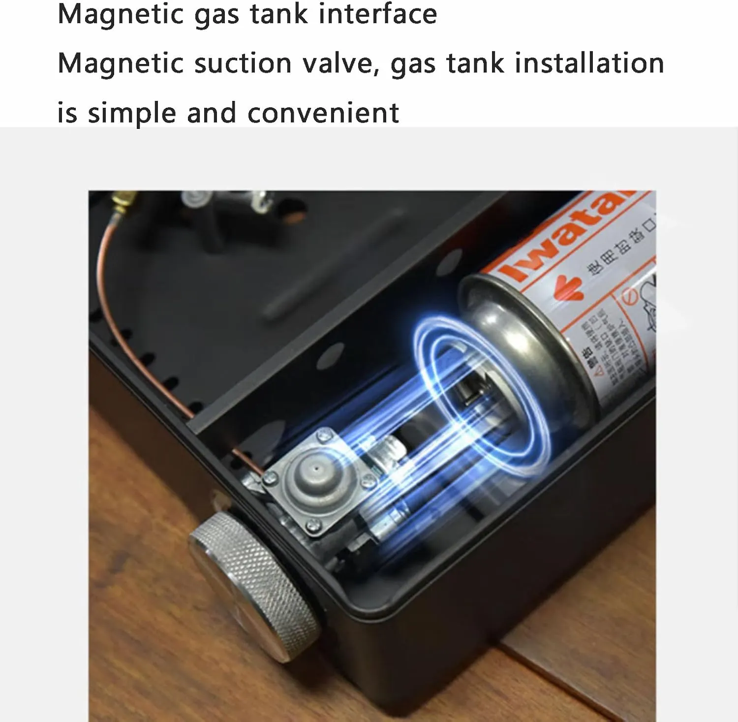 Portable Butane Stove, Single Burner Gas Stove, Camping and Backpacking Must,Electronic Ignition
