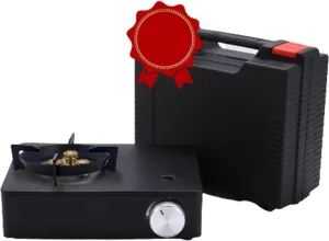 Portable Butane Stove, Single Burner Gas Stove, Camping and Backpacking Must,Electronic Ignition