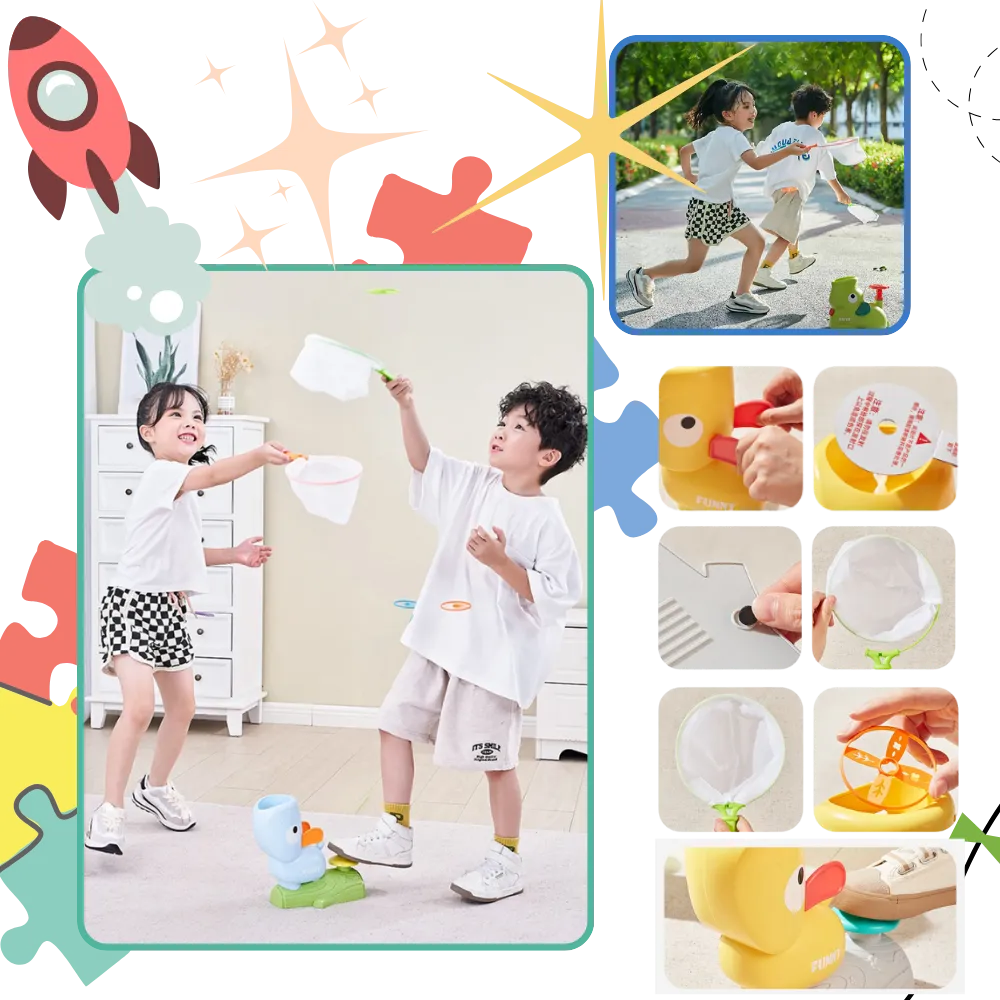 Portable Easy Lunch Flying Disk Toy