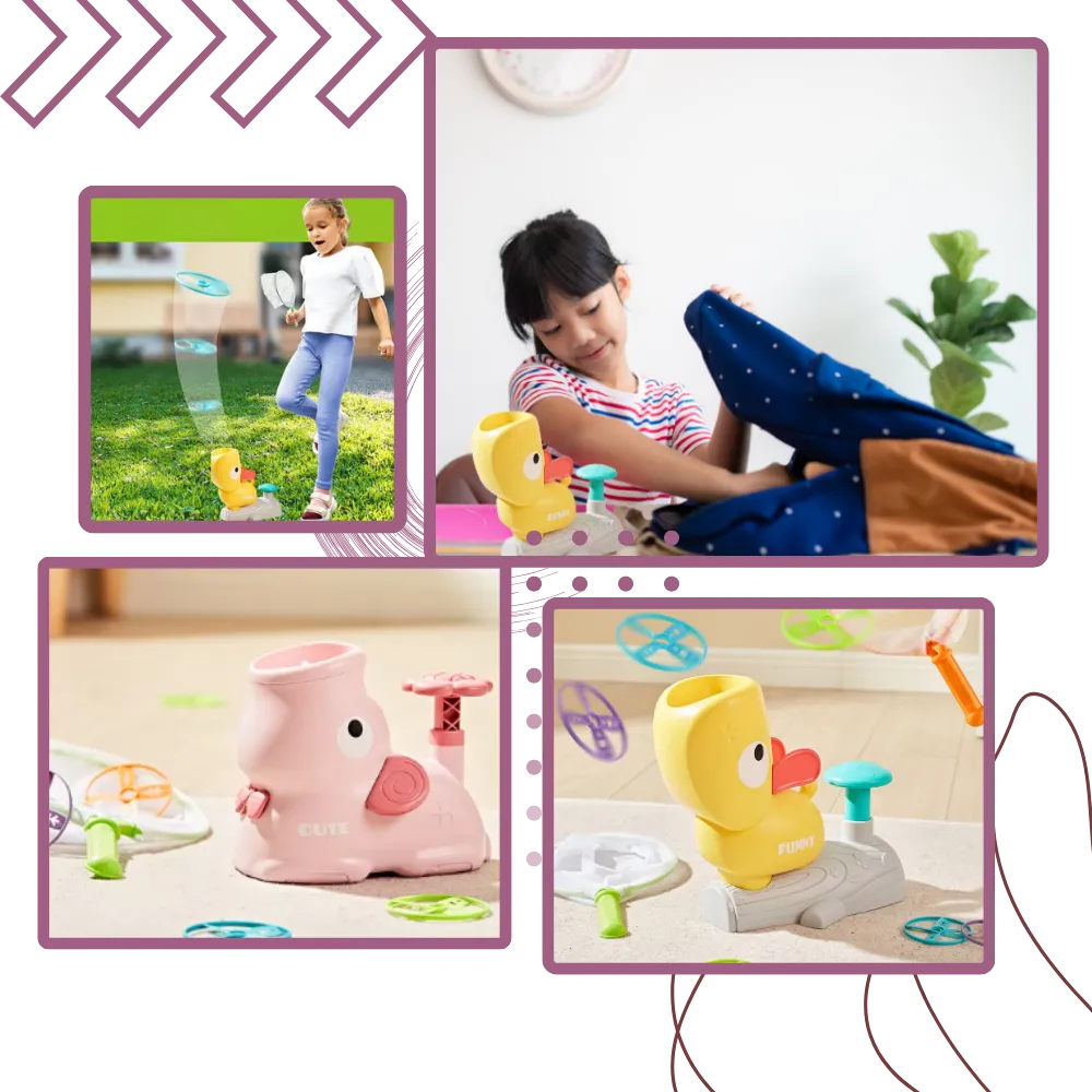 Portable Easy Lunch Flying Disk Toy