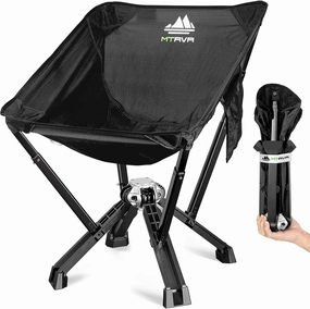Portable Folding Camping Chair, One-Piece Die-Cast Aluminum Frame Longer Durability, No Assembly Required, Compact Fits in Backpack, Foldable Chair for Beach, Outdoor Sports, Travel, Pinics