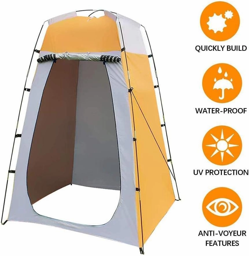 Portable Privacy Shower Tent Removable -Blocking Dressing Changing Room for Outdoors Beach Camping Travelling Accessories