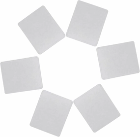 PRETYZOOM Pcs Photo Cards Sleeves Star Pattern Sturdy PVC Card Covers Simple Style Protection