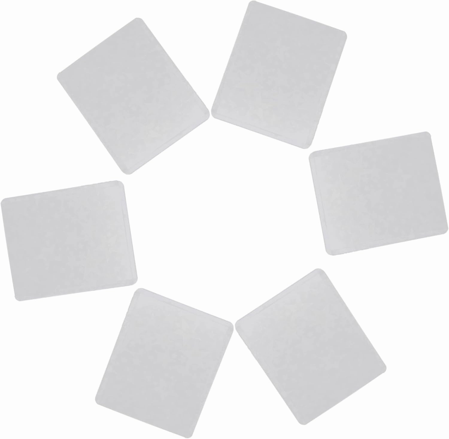 PRETYZOOM Pcs Photo Cards Sleeves Star Pattern Sturdy PVC Card Covers Simple Style Protection