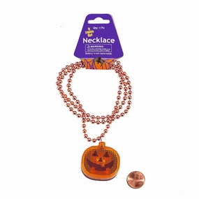 Pumpkin Flashing Safety Necklaces (24 total necklaces in 2 bags) $1.25 each