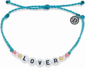 Pura Vida Lover Alphabet Beed Bracelet