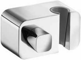 QA 655620500 Hose Connection Bend with Shower Holder, Chrome