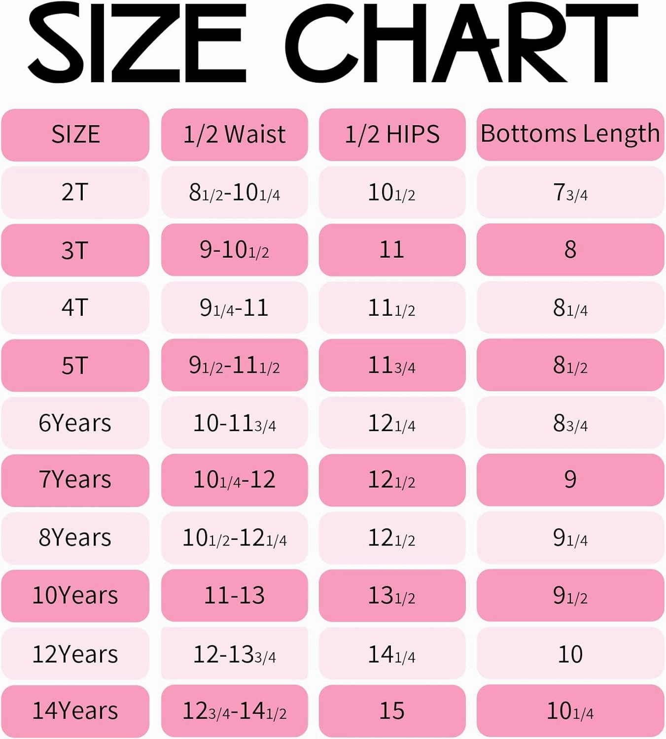 QBK Girls' Swimming Bottom Suit Swim Brief UPF50  Rash Guard Swimsuit Sun Protection Quick Dry (2t-14Years)