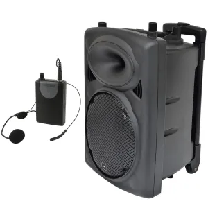 QTX 10" QR10PA Portable PA System