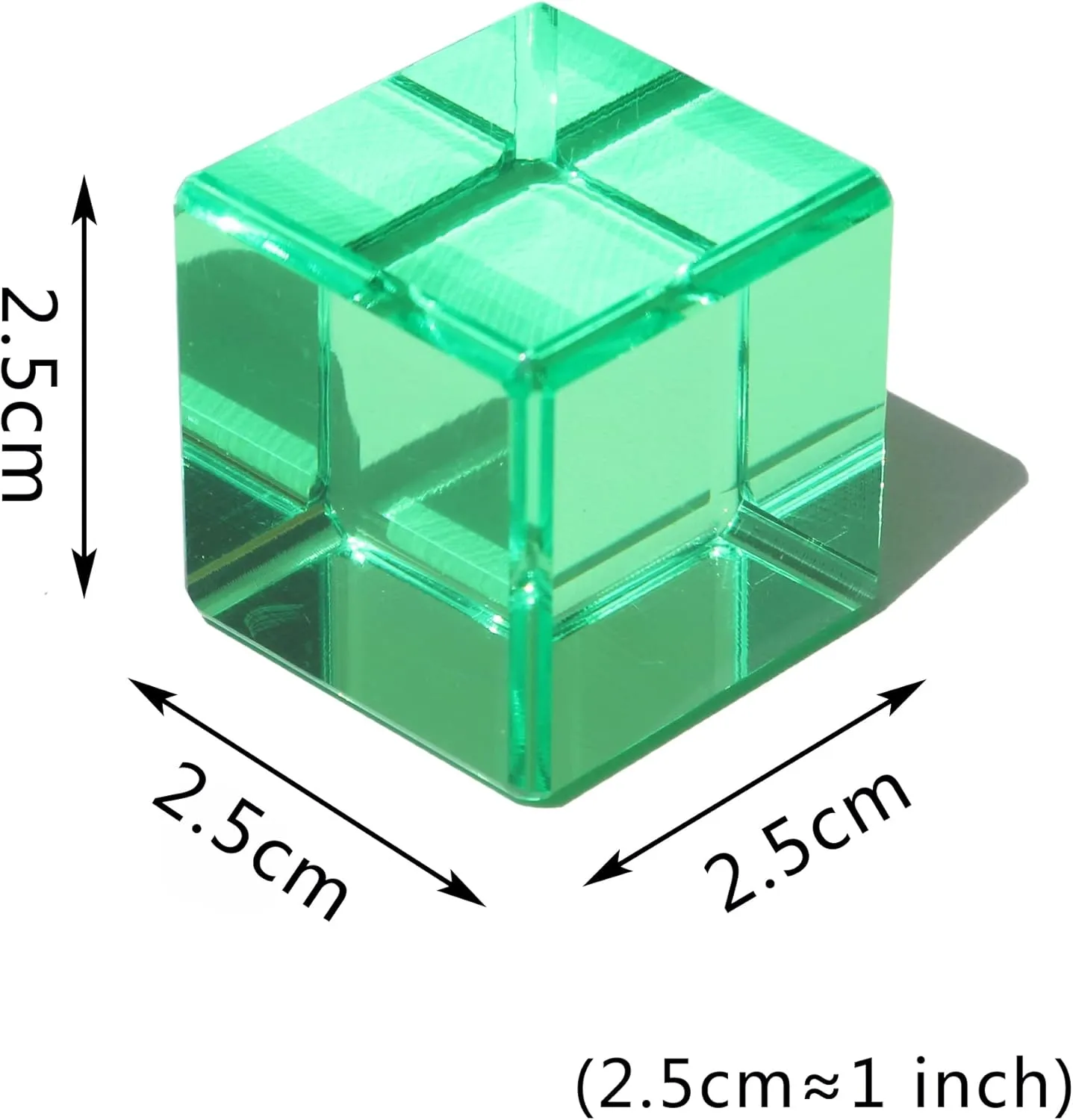 Rainbow Crystal Acrylic Cubes Children Learning Color Light Shadow Toy, Stacking Gem Blocks Sensory Building Blocks for Kids(32PCS)…