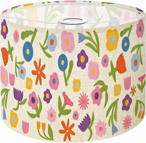 Rainbow Lampshades Lamp Shades Boho 1 Pack flat Bright modern floral for textile poster screen saver Light Shade for Table Lamps Floor Lamps Drum Lamp Shades Lampshade Replacement