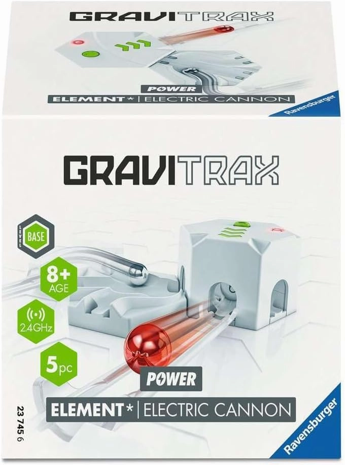 Ravensburger GraviTrax Power Element Electric Cannon | Marble Run Accessory | Expand Your Build | Boost Momentum | Ages 8 