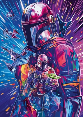 Ravensburger Star Wars: The Mandalorian 500 Piece Large Format Jigsaw Puzzle for Adults - 12001339 - Easy to See & Easy to Hold Large Pieces Fit Together Perfectly