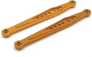 Rc Special Connecting Rod for WLtoys 124006 12423 12427 12428 12429 Metal Rear Fixed Pull Rod Remote Control Car Parts and Accessories Upgrades Replacement and Use(Yellow)